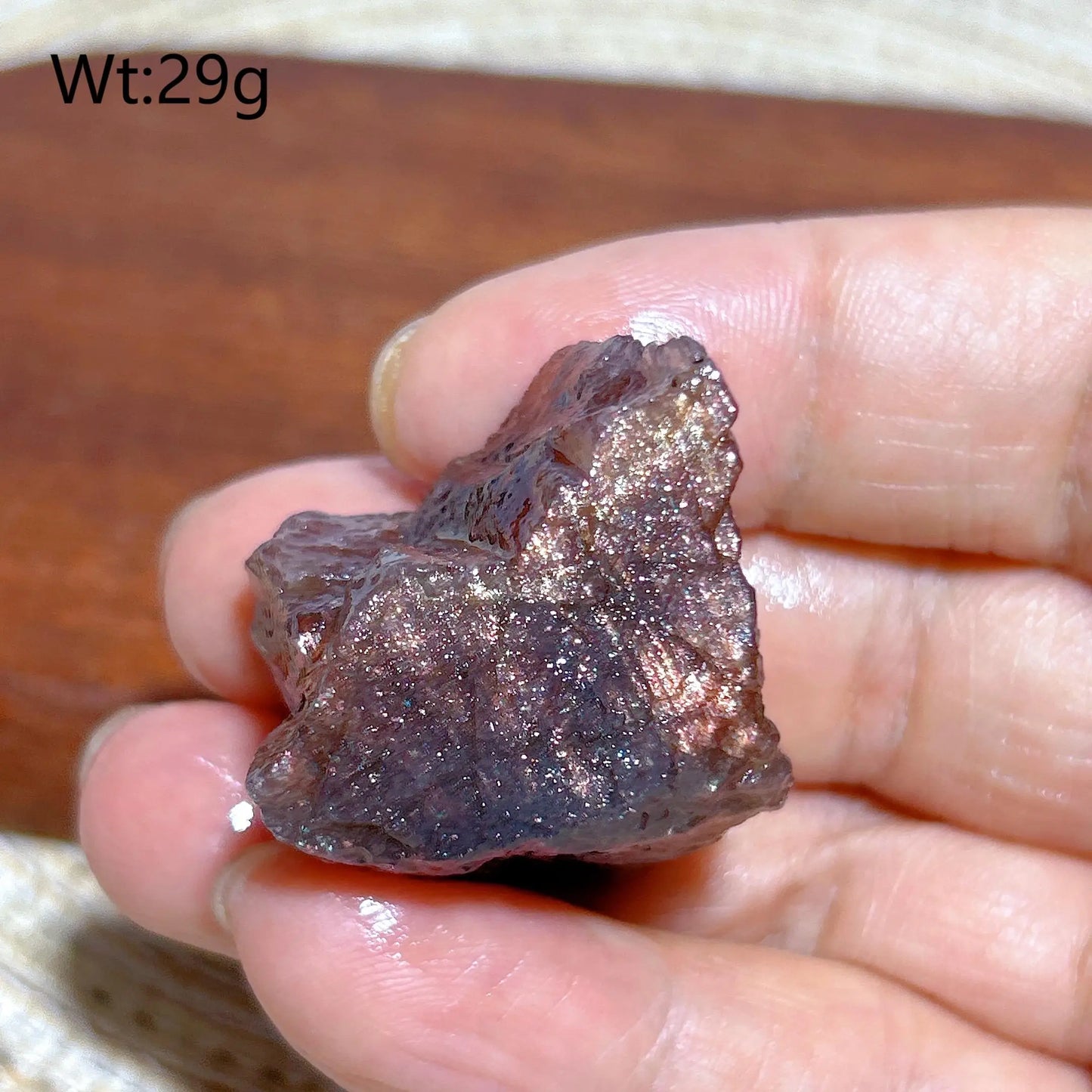Natuurlike Kristalle Swart Galen Kristal Koper Sonsteen Rou Spesimen Reiki Reënboog Flitsende Huisversierings Minerale Energie Geskenk