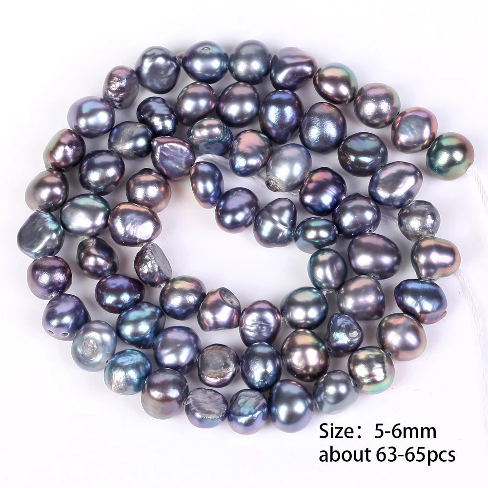 Natural Freshwater Baroque Irregular Shape Pearl Beads High Quality Punch Loose Beads For Jewelry Making DIY Necklace Bracelet