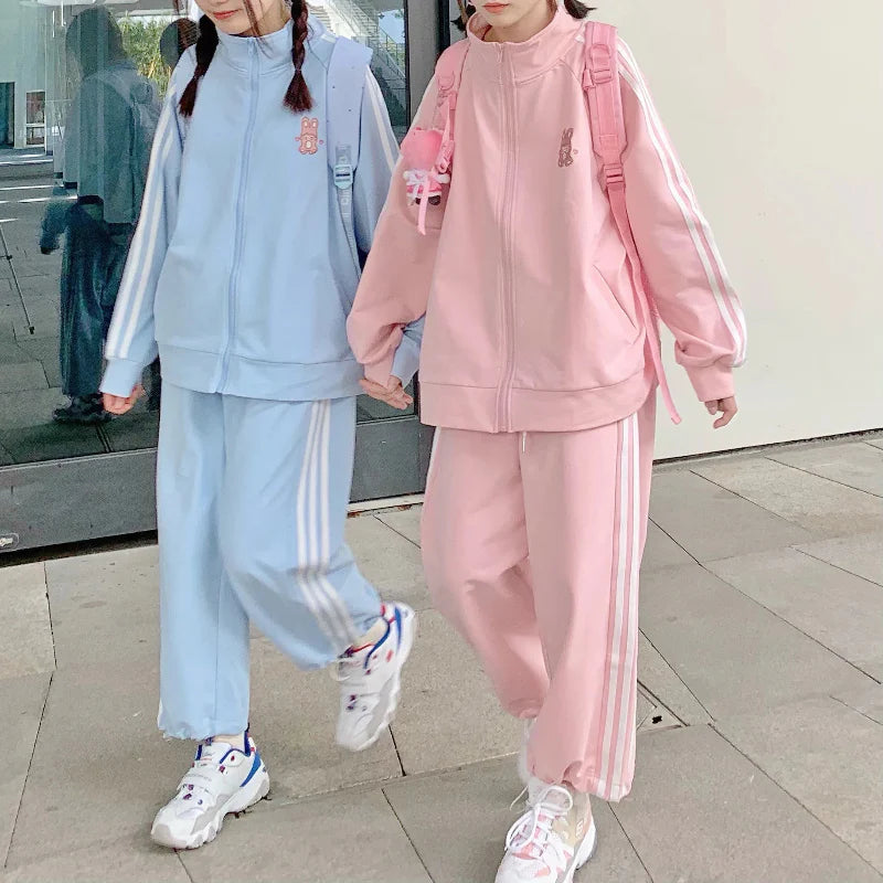 Pastel Hoodies & Sweatpants Outfits