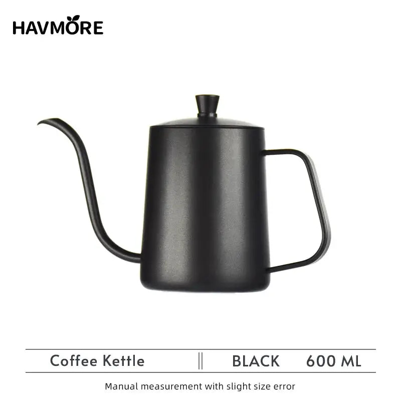 Stainless Steel 600ml Long Gooseneck Spout Barista Espresso Coffee Makers