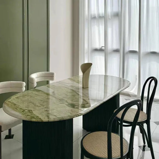 Glass Conference Dining Table Living Room Makeup Service Lounge Reception Dining Table Corner Terrace Mesa Office Furniture