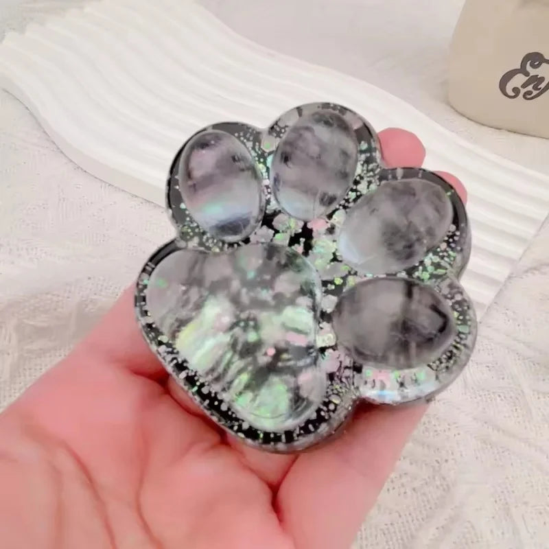 Rainbow Cat Paw Squishy Toy | Three Color Slow Rebound Stress Relief Fidget Toy