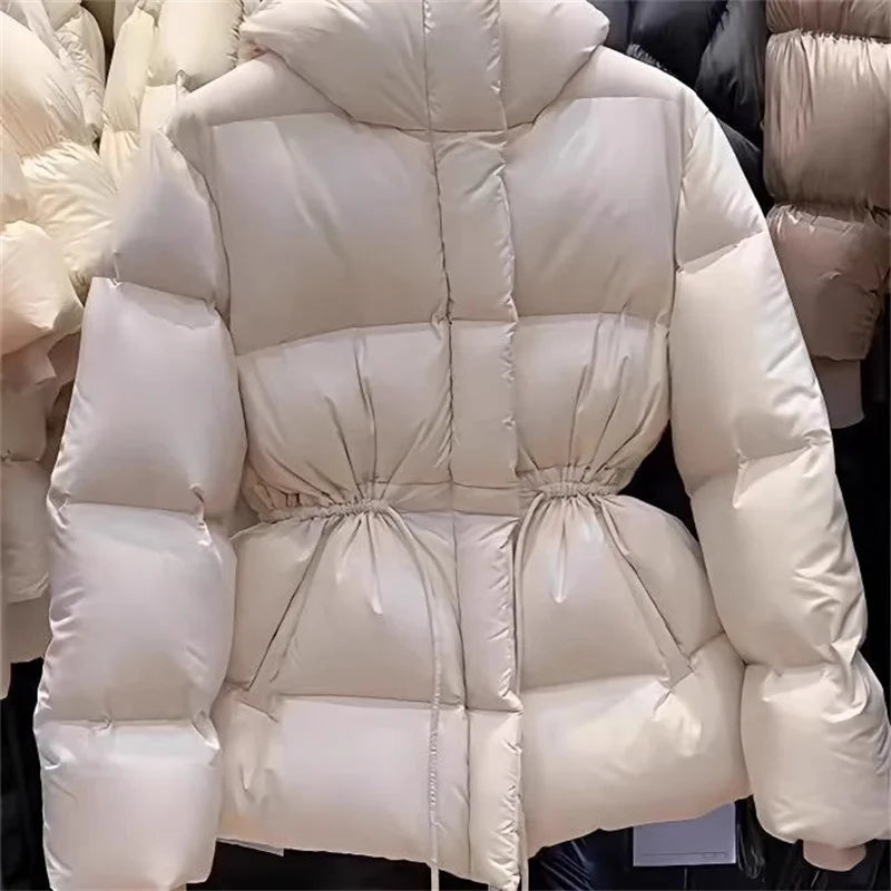 Fashion Parkas Women Casual Loose Hooded Puffer Coat