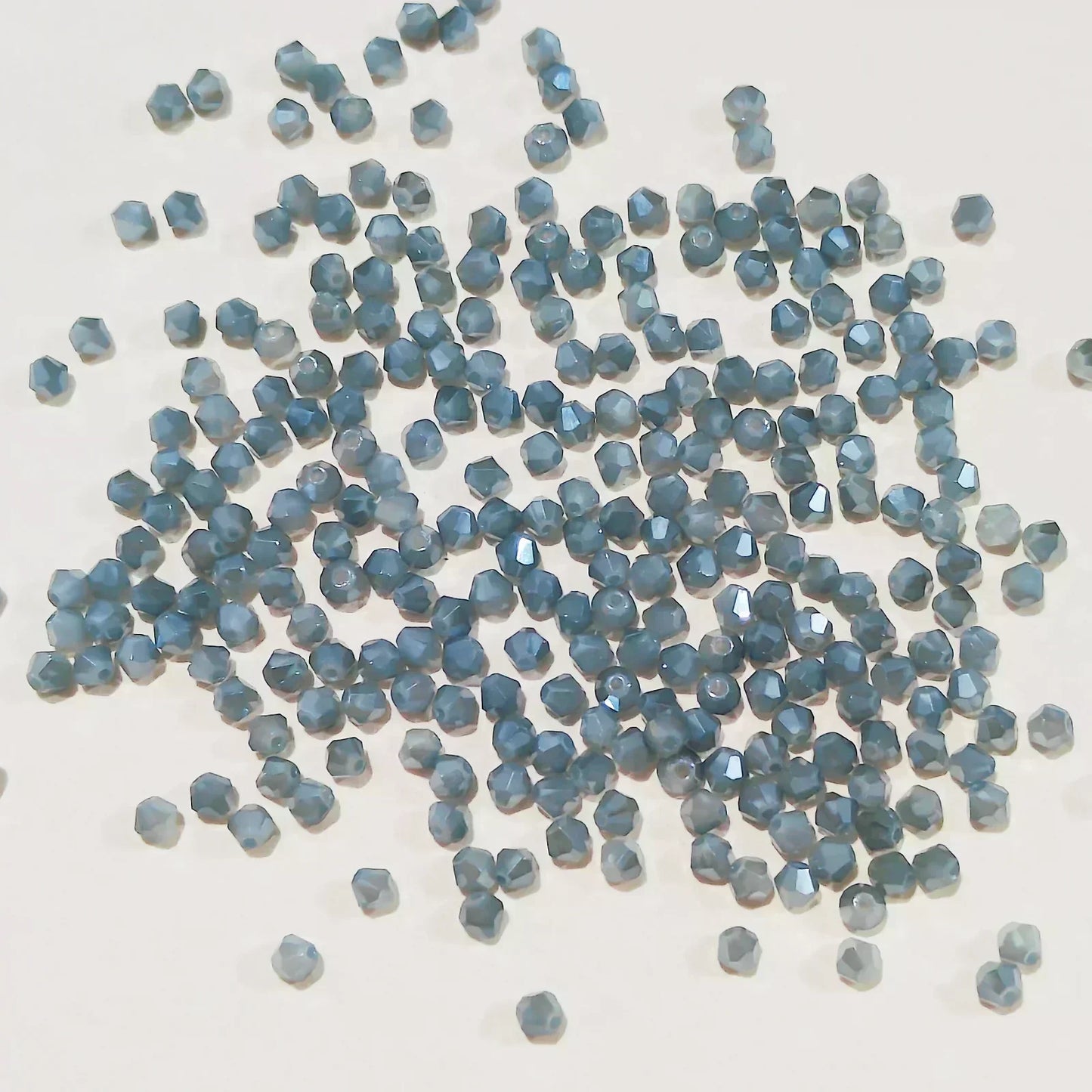 100PCS Bicone Crystal Glass Bead Colorful Loose Spacer Glass Bead for Jewelry Making DIY Necklace Earrings Bracelets Accessories