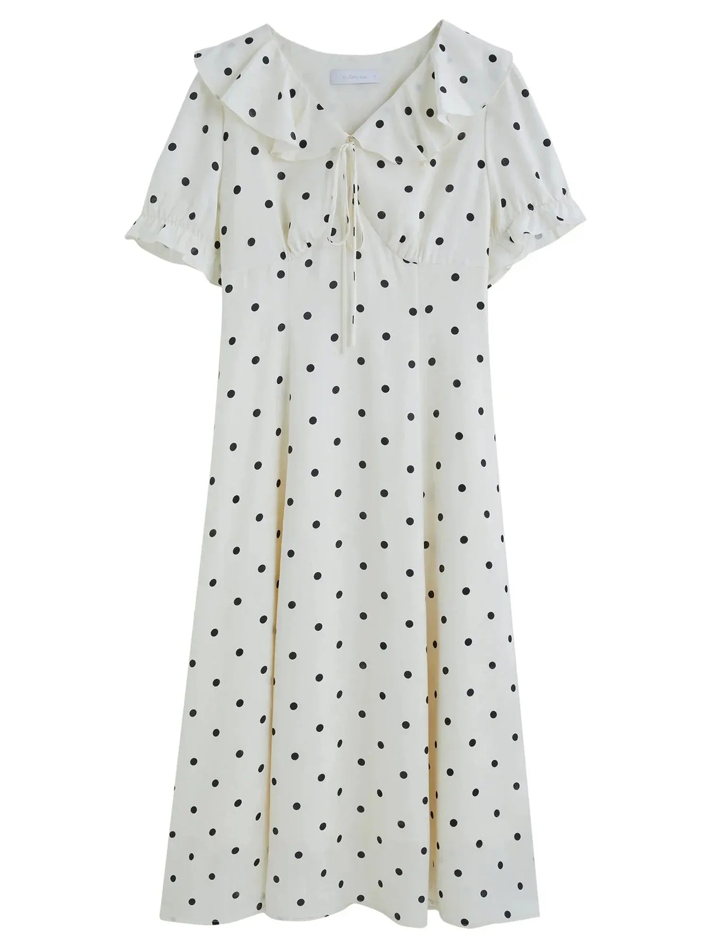 Elegant Polka Dot Sweetheart Dress