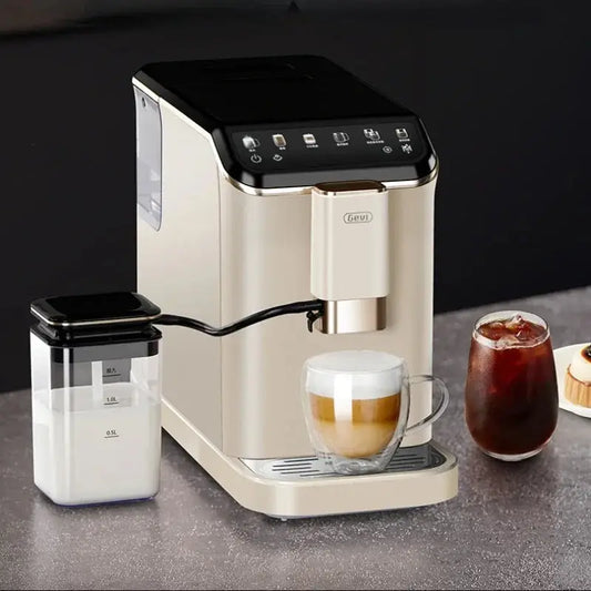 Fully Automatic Coffee Maker with Grinder & Milk Frother – 20 Bar | 1.5L Tank-0