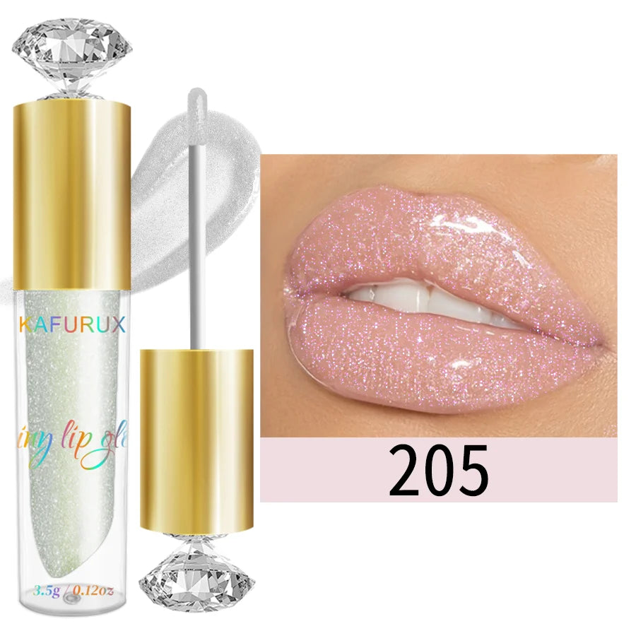 Moisturizing Diamond Shimmer Glitter Lip Gloss