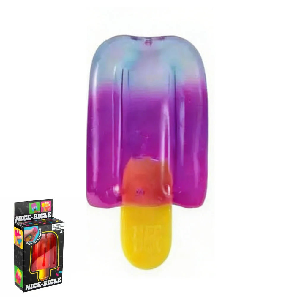 Nice Sicle Squishy Cube | Soft Sensory Stress Relief Fidget Toy