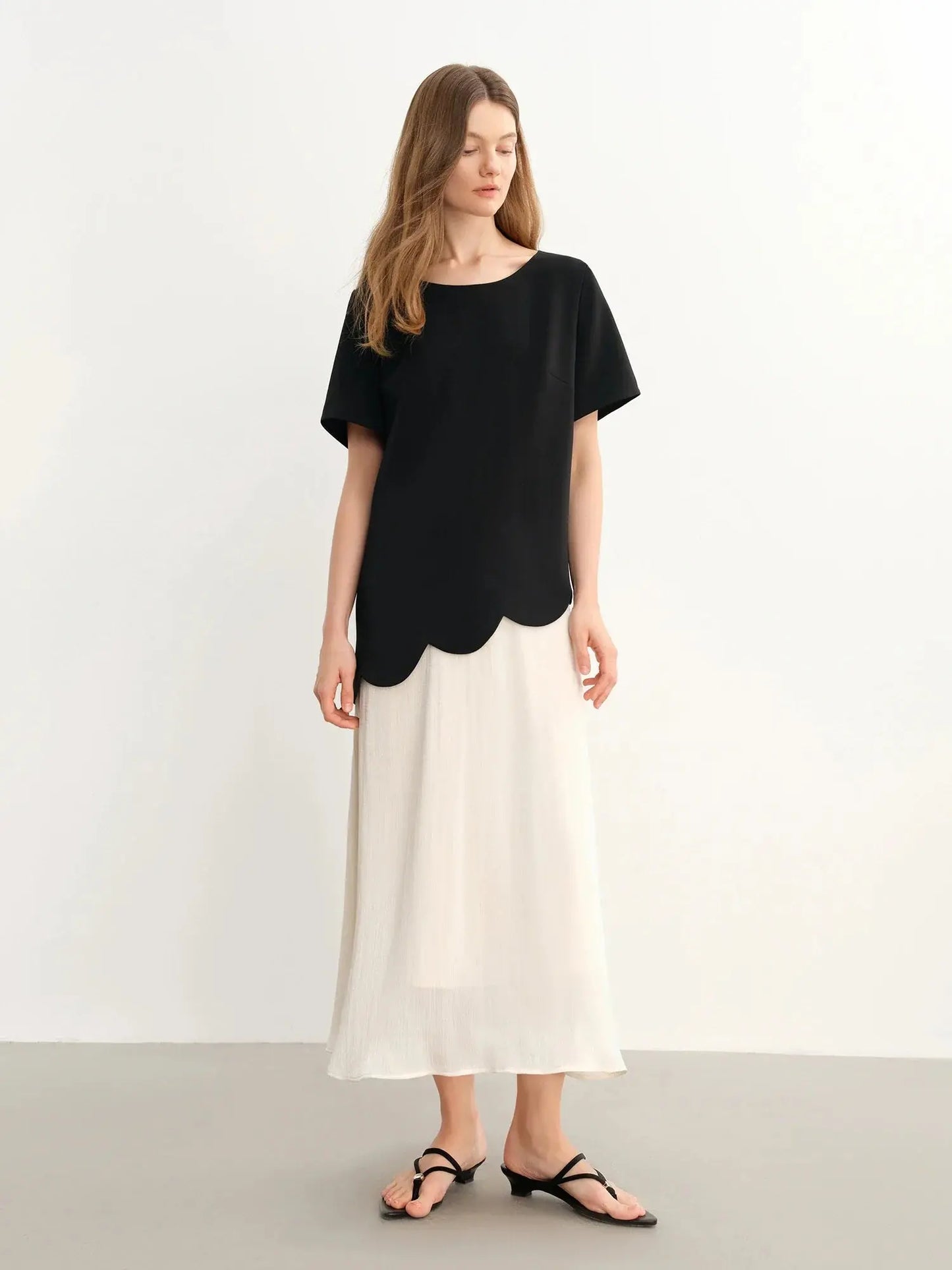 Women's Bold Color Block Faux Two-Piece Dress