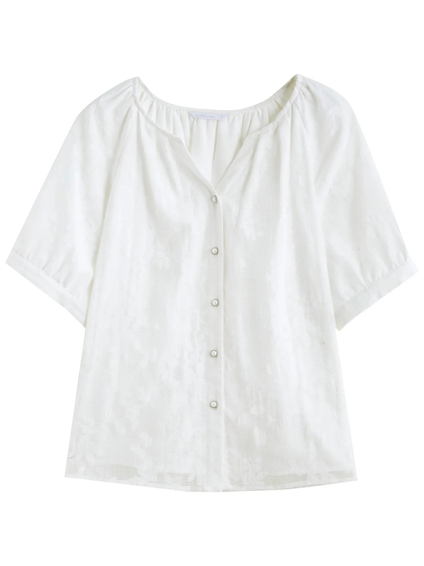 Raglan Sleeve Summer Shirt Minimalist Cotton Top