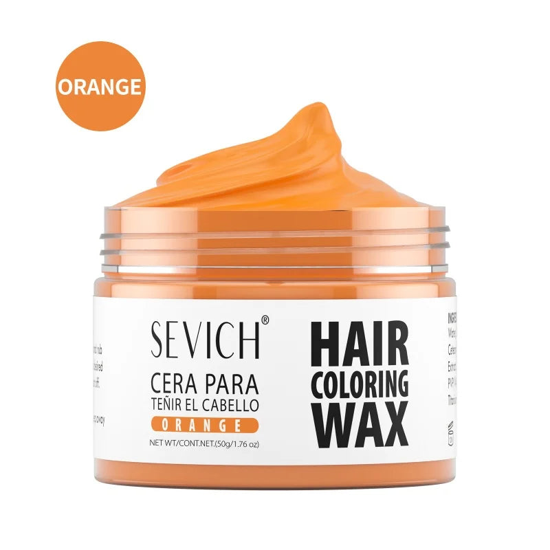 SEVICH Hair Colour Wax Temporary DIY Hair Coloring Wax One-Time Long Lasting Hair Dye Mud Cream Christmas Hair Styling Products