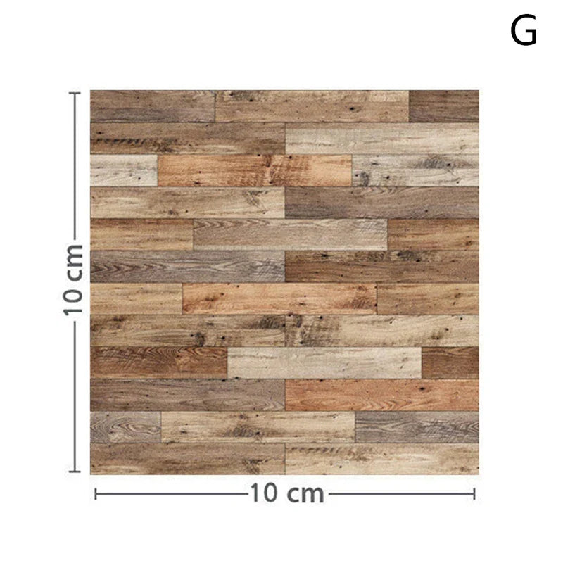 1:12 Dollhouse Miniature Grain Floor Wallpaper Tiles Sticker | Bathroom Living Room Decor
