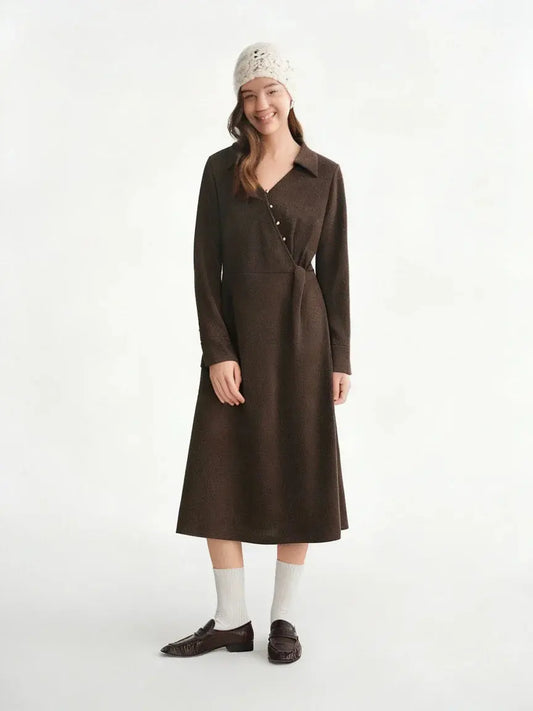Retro European Temperament Knit Dress