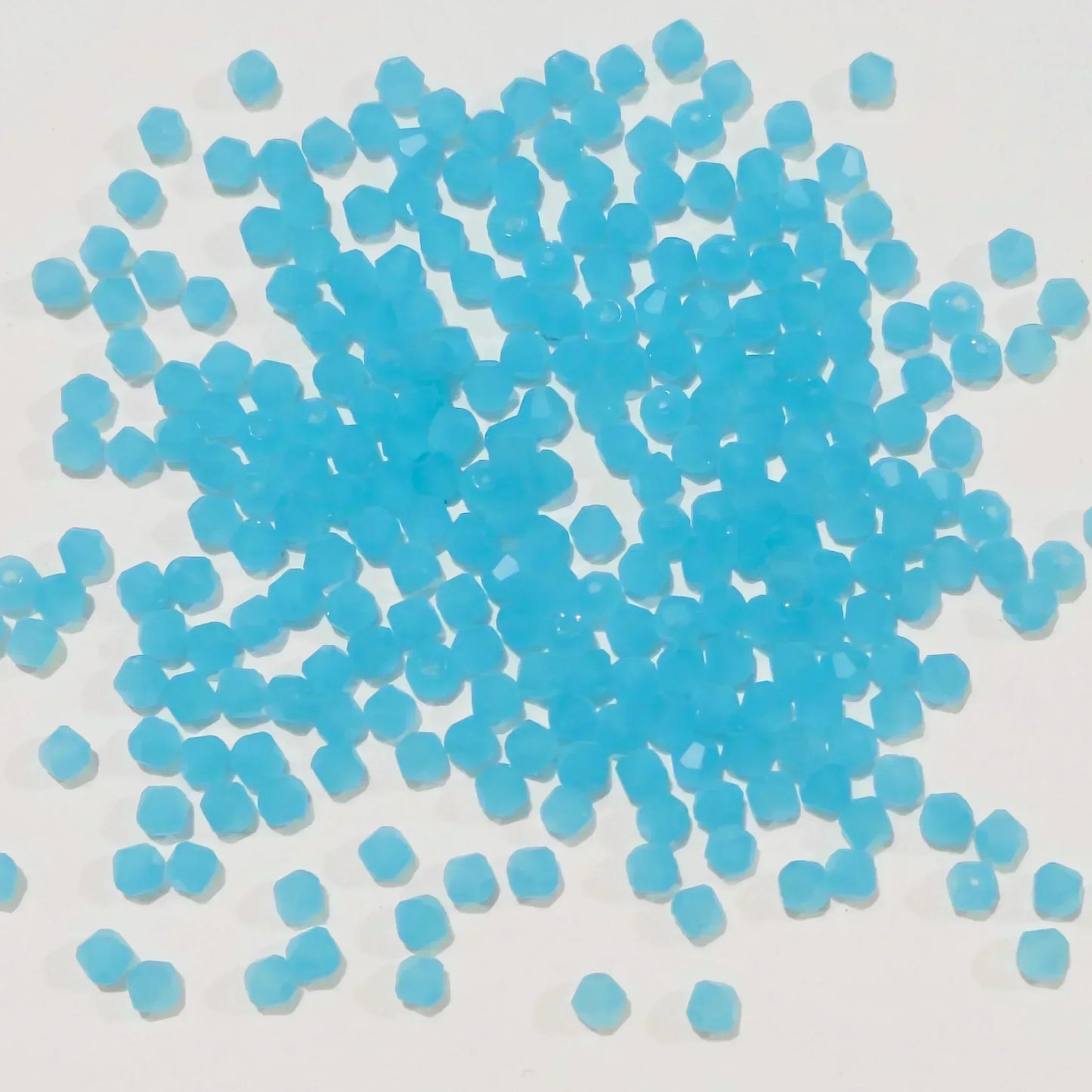 100pcs Multicolor Crystal Bicone Shaped Beads Loose Spacer Glass Beads for Jewelry Making Bracelet Necklace Earring Accessories