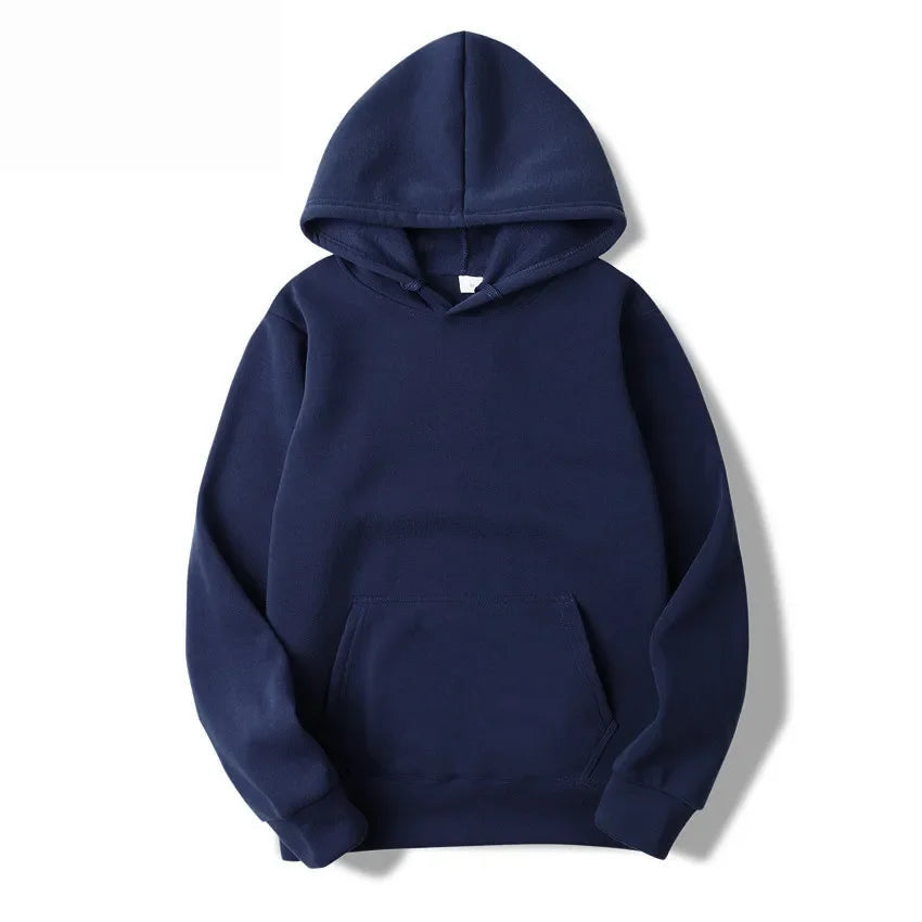 Plain - Casual Hoodie Sweatshirts
