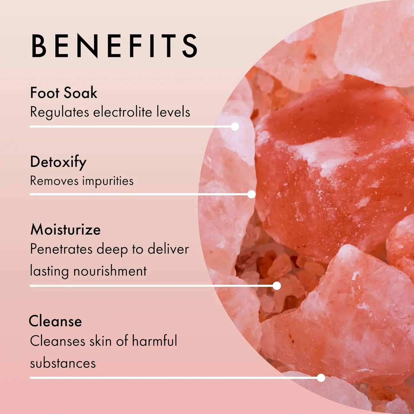 Pink Himalayan Bath Salt with Rose Petals - 100% Natural Aromatherapy, Ylang Grapefruit Essential Oil - Cruelty-Free, Revitalize
