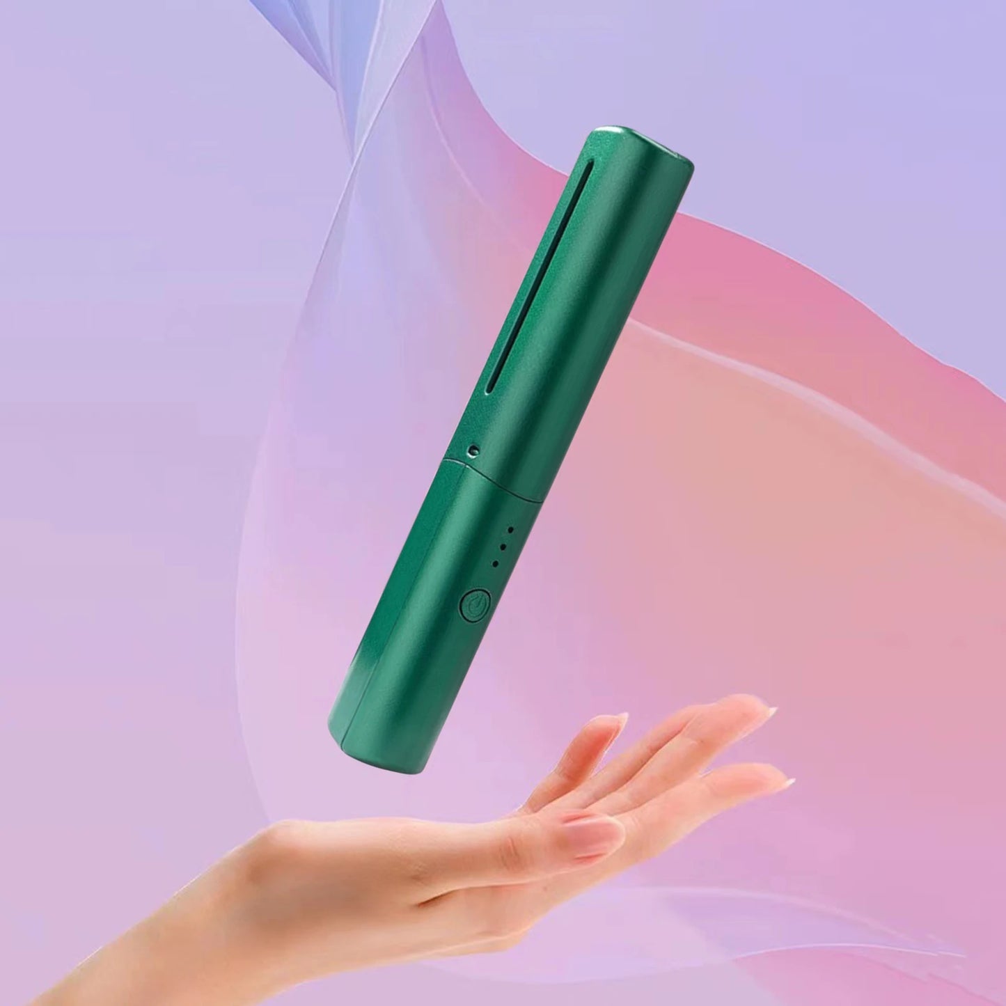 Cordless Hair Straightening Comb Rechargeable Travel Hair Straightener Portable Straightening Comb for Smooth Frizz-Free Hair