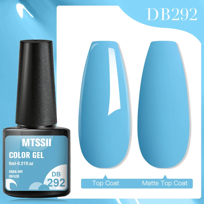 Mtssii 7ml Neon Snowflake Gel Nail Polish Fluorescent Gel UV LED Semi Permanent Glitter Snow Sequins Nails Art Design Varnishes