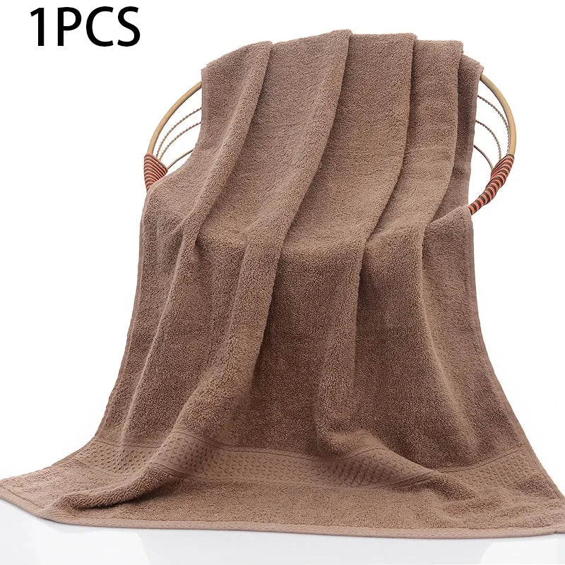100% Cotton Adult Thickened Durable Towel  Soft Quick Dry  Absorbent Solid color Face Towel  bath household cotton face towel