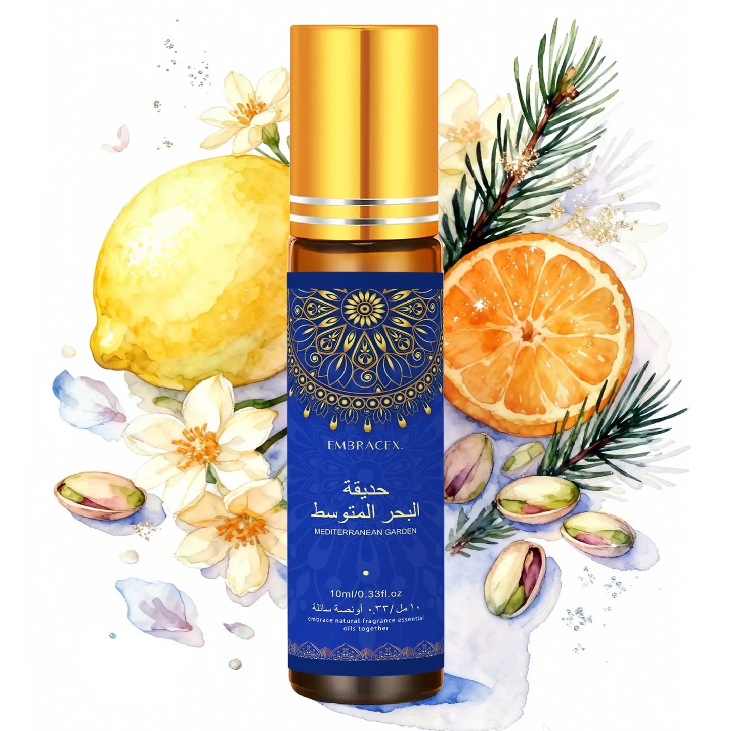 8PC/1PC 10ml Roller Essential Oils Eid al-Fitr Gift Perfume Oil Skincare Face Oil Bodycare Humidifier Six Long Lasting Scents
