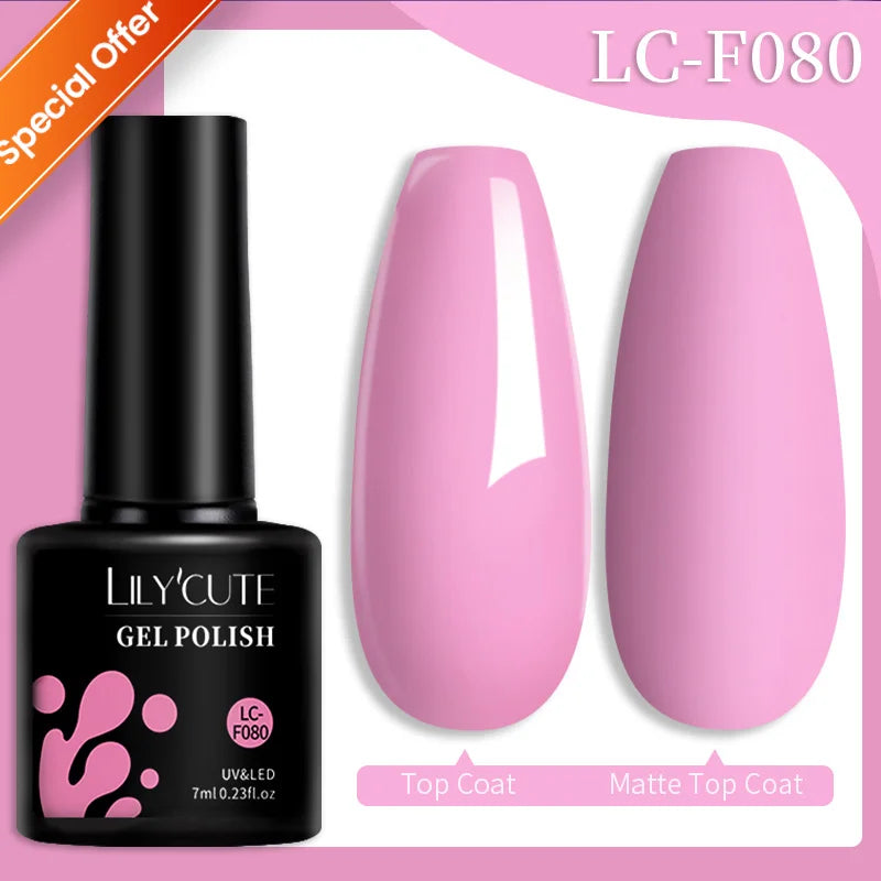 LILYCUTE 7ml Neon Reflective Nail Gel Polish Dark Flash Glitter Effect Fluorescent Gel Soak Off UV Gel Summer Nail Art Varnish