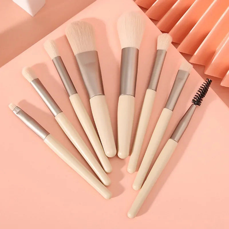 1/13PCS Soft Fluffy Makeup Brushes Set for Cosmetics Foundation Blush Powder Eyeshadow Kabuki Blending Makeup Brush Beauty Tool