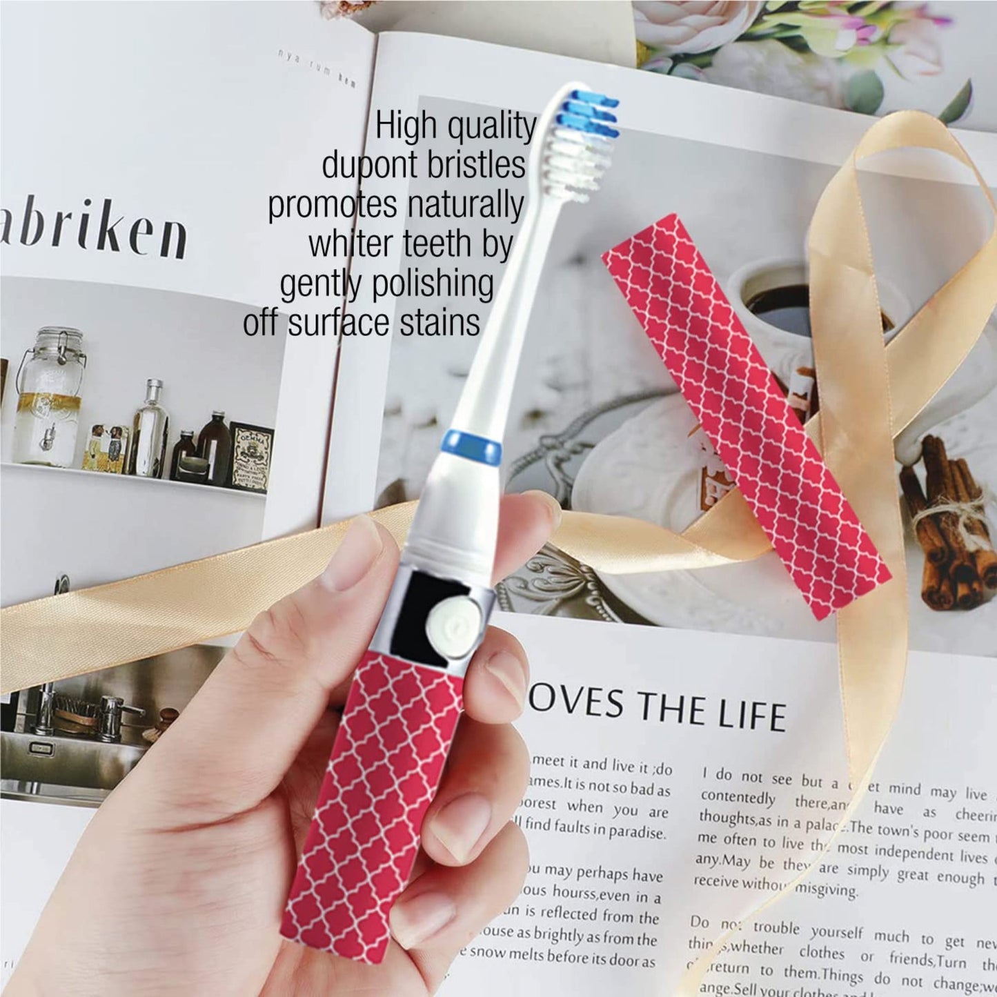 Pursonic Black & Pink Portable Sonic Toothbrush Bundle – Powerful On-the-Go Oral Care with 2 Travel-Ready Toothbrushes and Extra Brush Heads-3