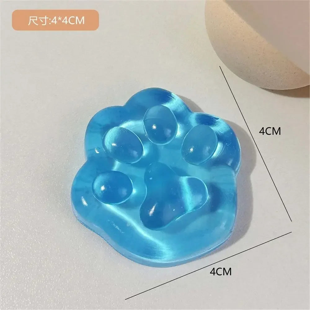 Mini Cat Paw Squeeze Toy | Silicone Pinch Decompression Toy