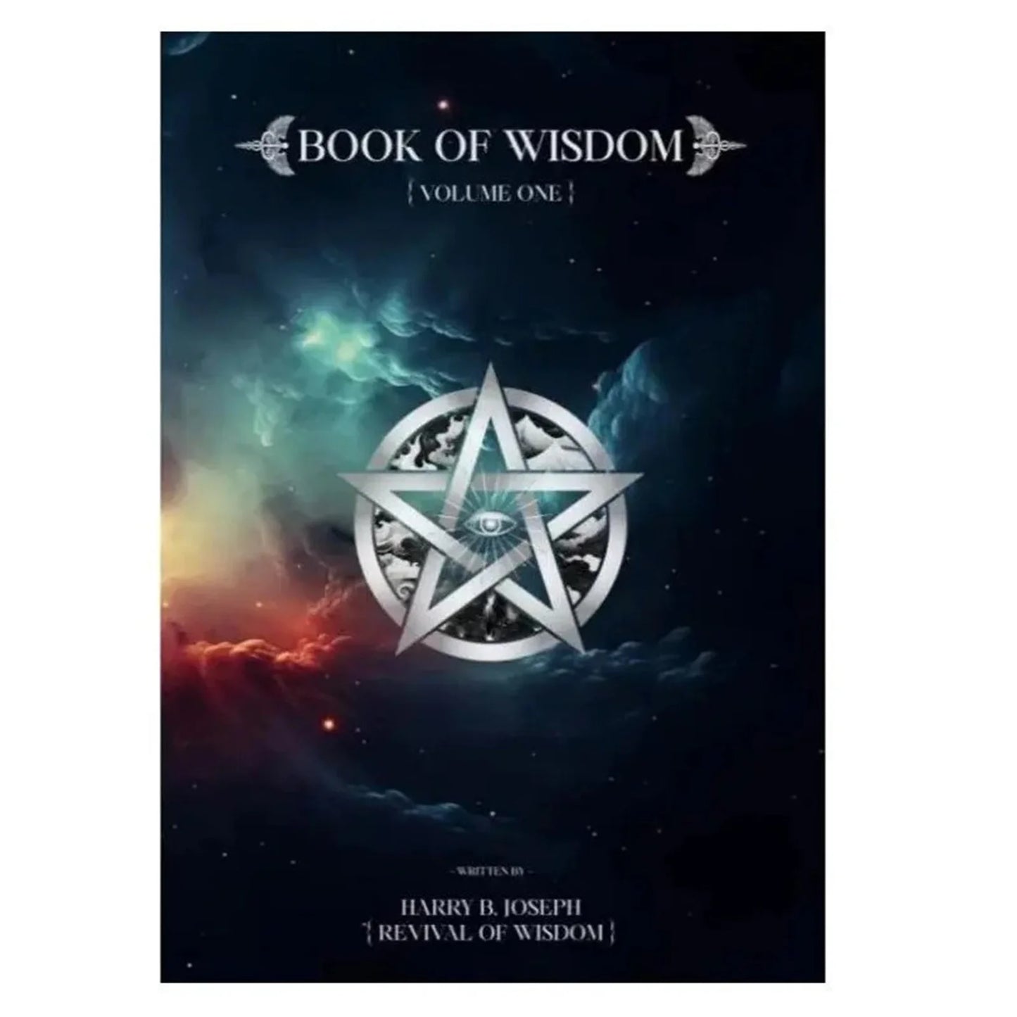 BOOK OF WISDOM Themed Notebook with Wisdom Eye Cover for Self Reflection and Philosophy Learning
