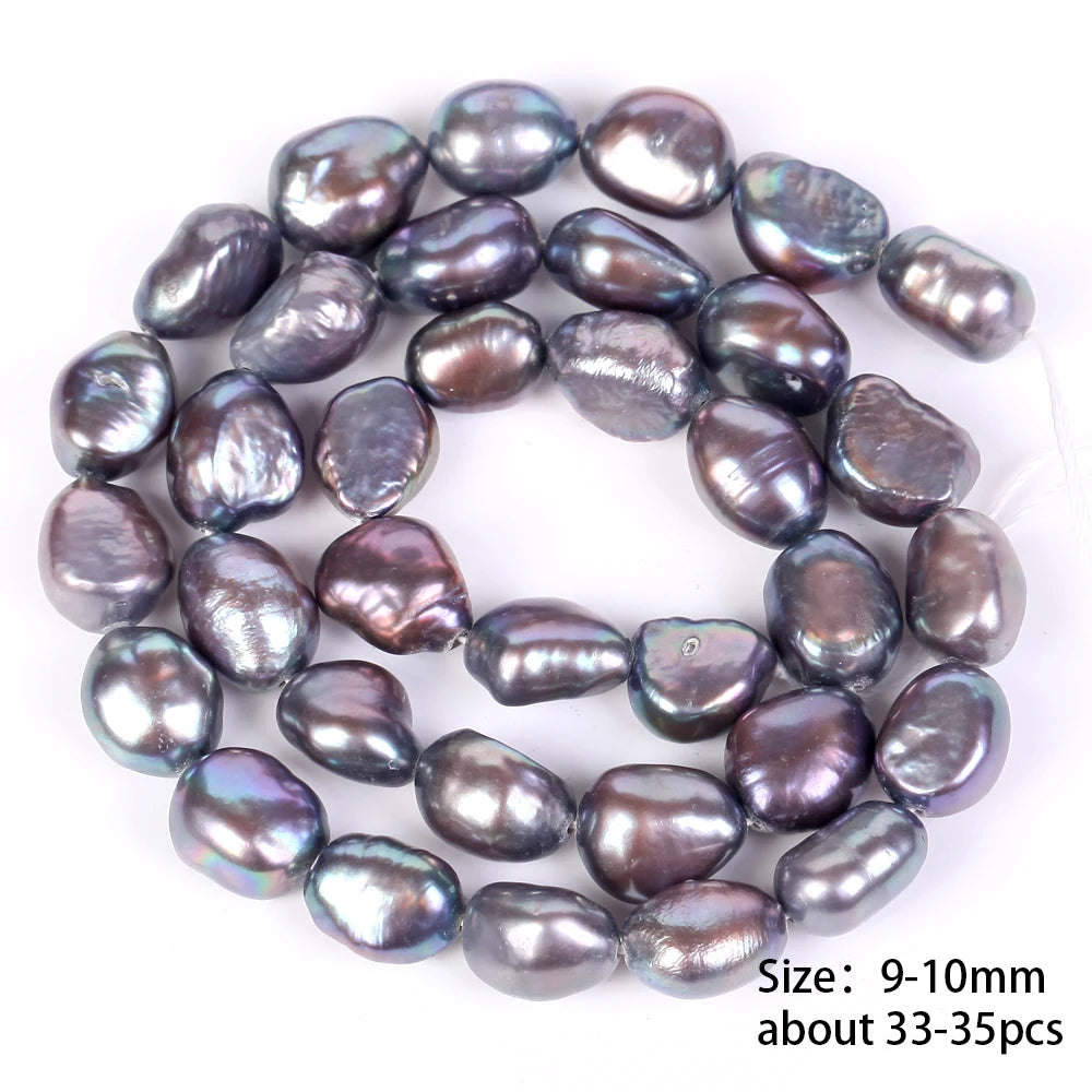 Natural Freshwater Baroque Irregular Shape Pearl Beads High Quality Punch Loose Beads For Jewelry Making DIY Necklace Bracelet