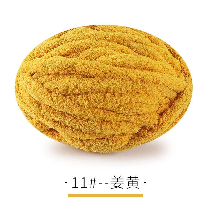 250g/Ball DIY Hand Knitting Chenille Yarn Thick Chunky Giant Yarn Cotton Thick Yarn for Scarf Cushion Handmade Crochet Hook Line
