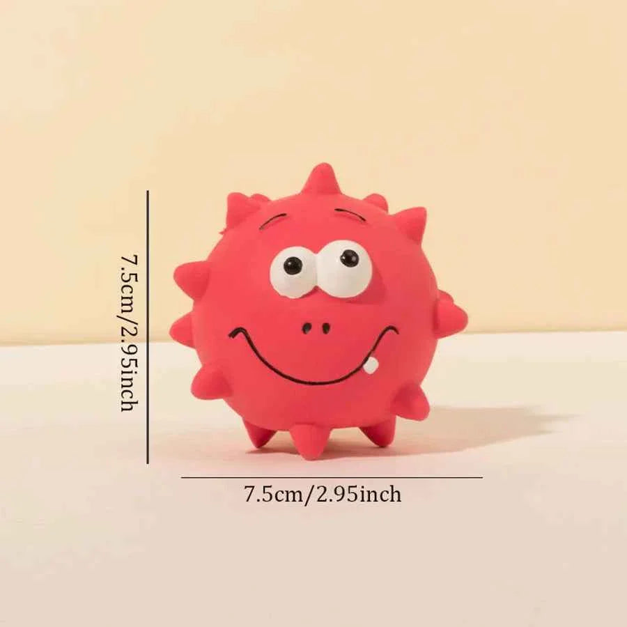 Squeaky Thorn Dog Chew Toy