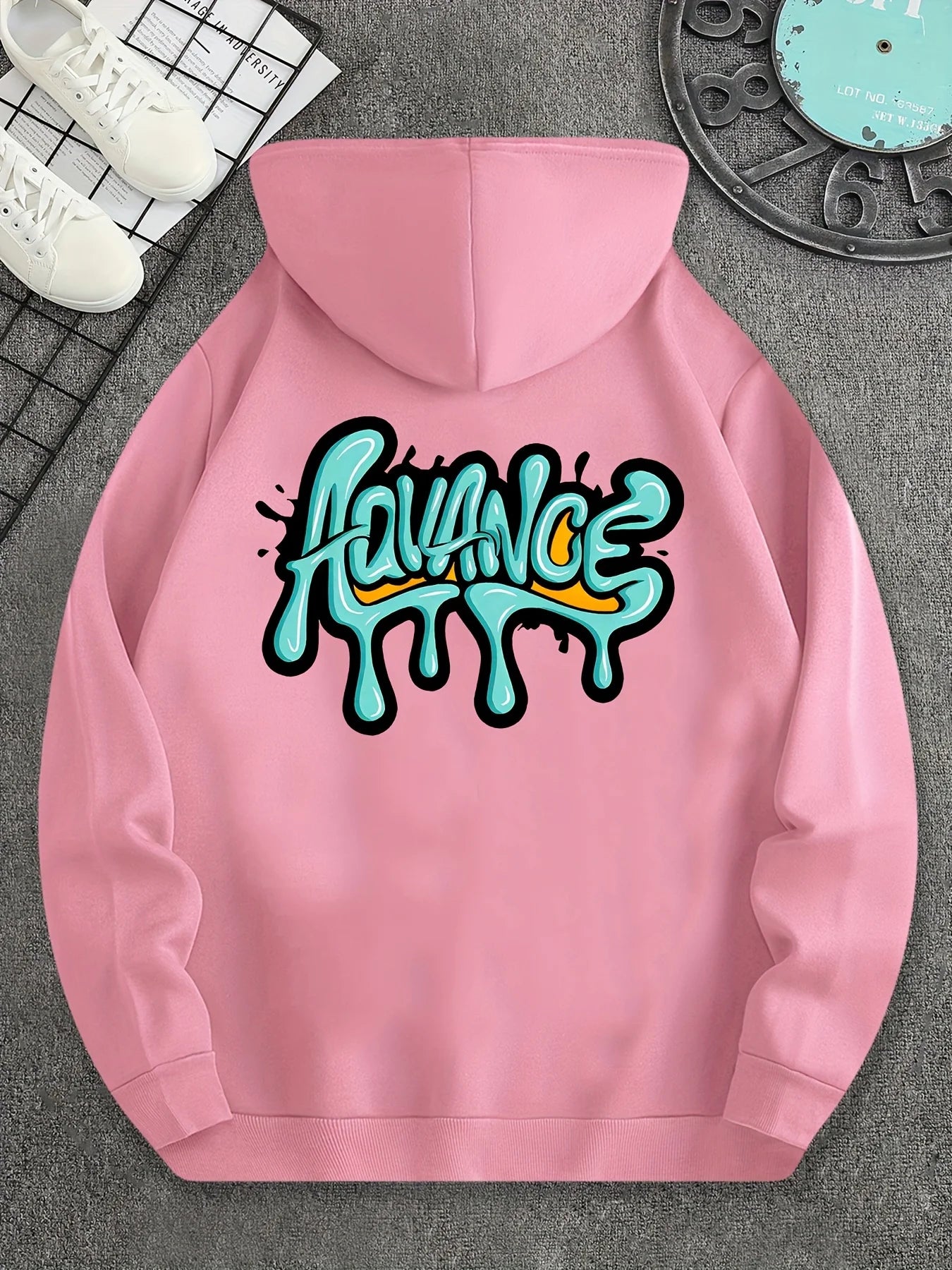 ADVANCE Graffiti Hoodie - Urban Street Style Sweatshirt