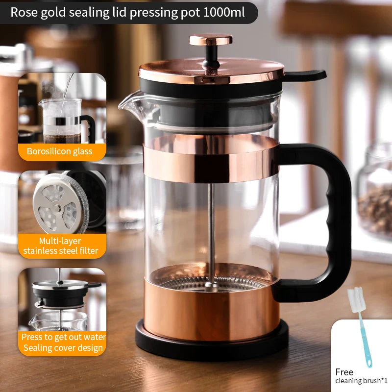 1000ml French Press Coffee Pot-7