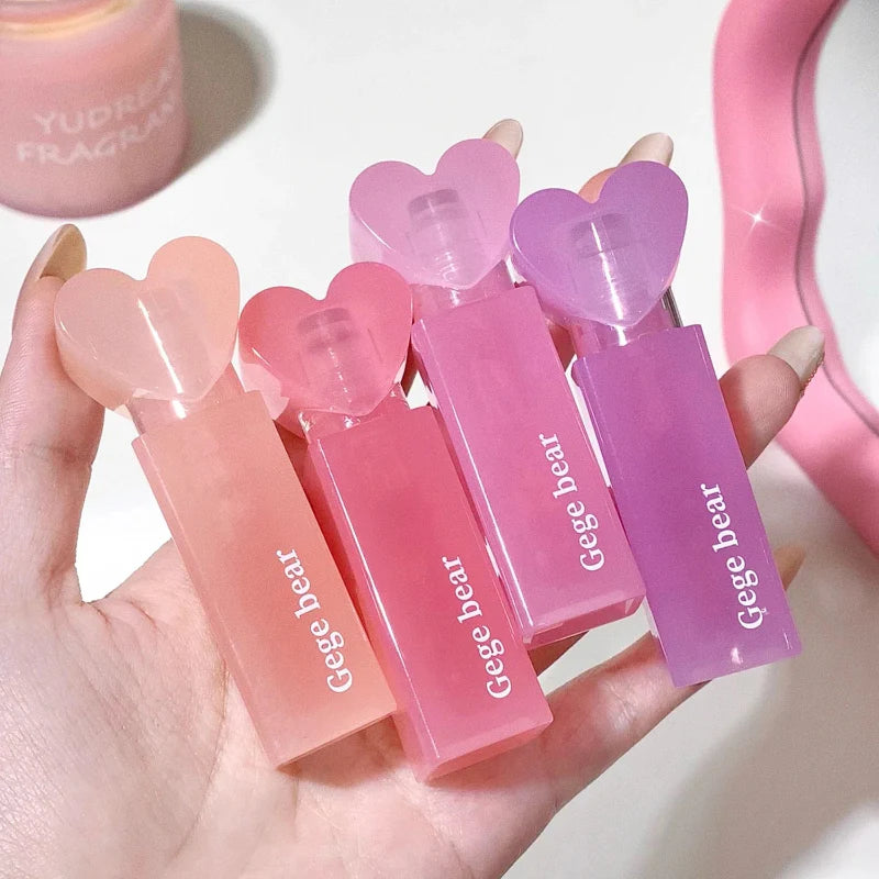 GEGE BEAR Love Heart Jelly Lip Glaze