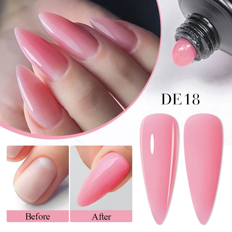 Mtssii 20ml Fluorescent Nail Extension Gel Nail Building Acrylic Nail Gel UV LED Soak Off UV Extend Gel For Nail Extensions