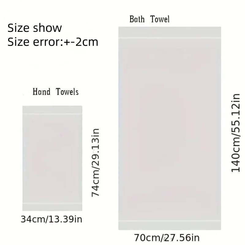 1/4/6pcs Cotton Bath Towel Set for Adult Child Super Absorbent Soft Bathroom Waffle Towel Solid Color Kitchen Clean Towels