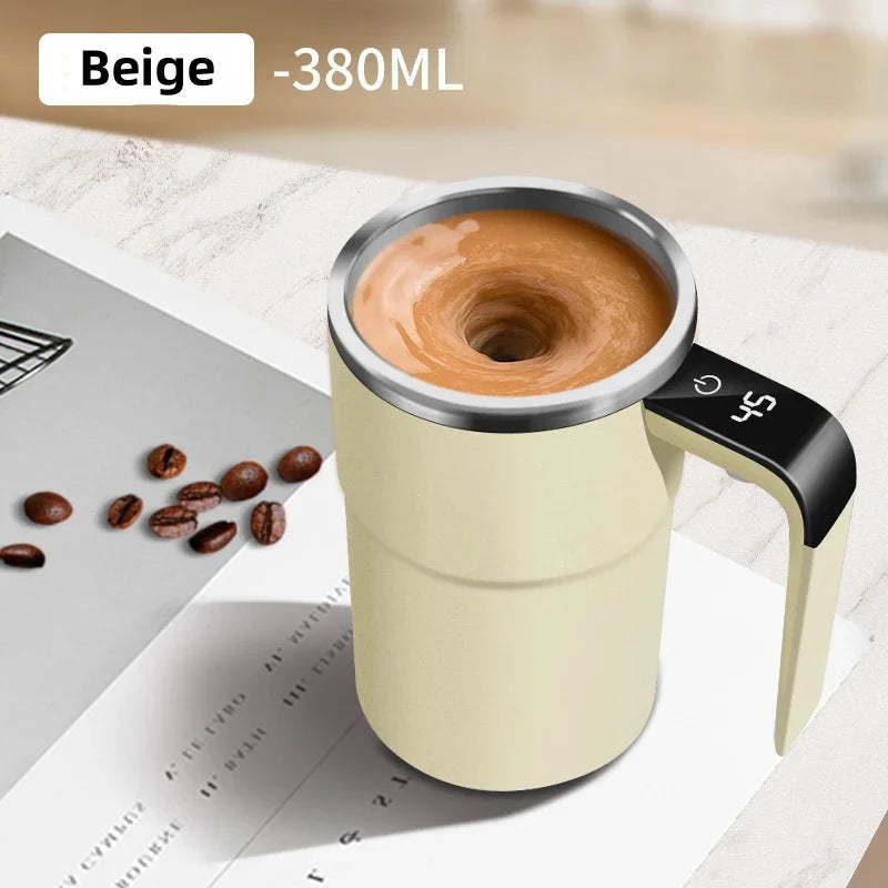 Coffee Self Mixing Mug Waterproof Food Safe Coffee Mug USB Rechargeable Automatic-8