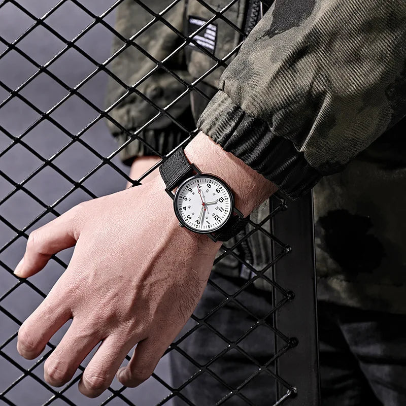 Canvas Strap Outdoor Military Watch