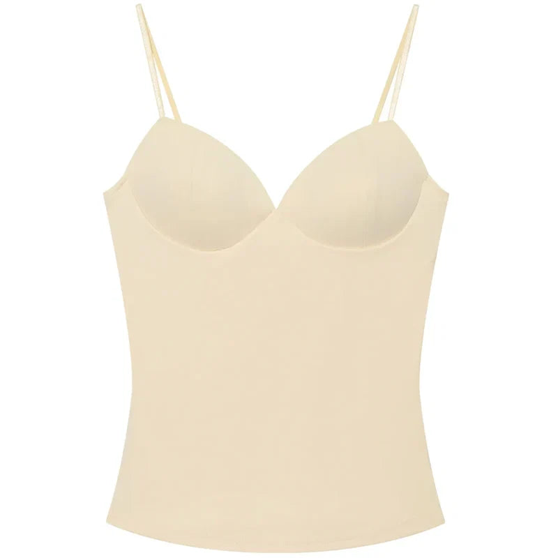 HXAO Burgundy Slip Top Women Summer Sexy Corset Tanks & Camis Fashion Sleeveless Backless Bra Top Chic Elegant Bustier Camisole