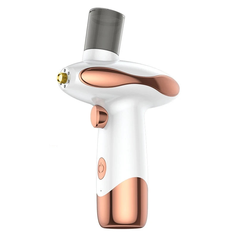 Multi-Functional LED Facial Beauty Device with Oxygen Spray Red Blue Light Therapy and Nano Mist Water Light Treatment for Home