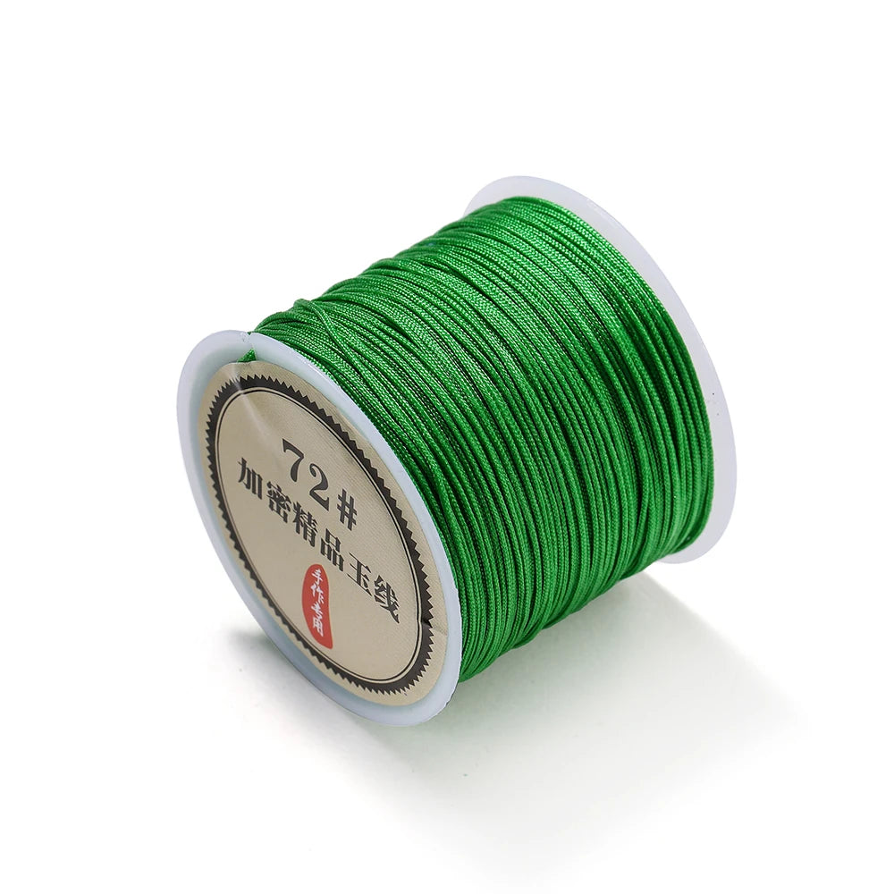 10/50M 0.8mm Nylon Thread Cord Chinese Knot Bracelet Braided String for DIY Tassel Beading Shamballa String Jewelry Making