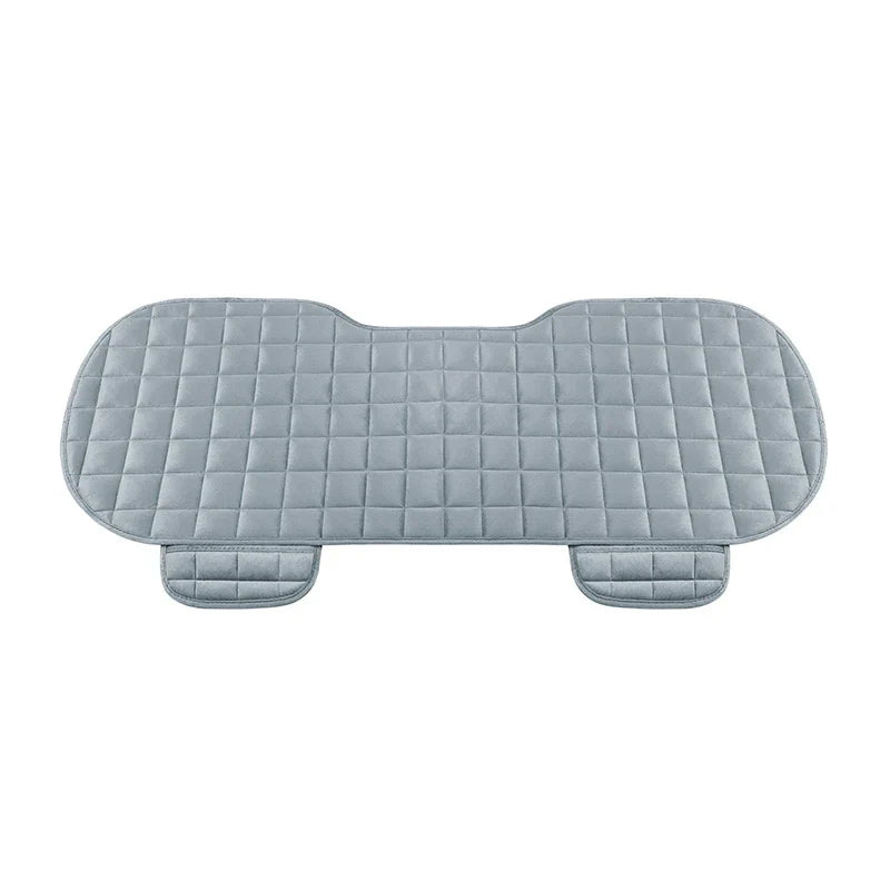 Car Seat Cover Front Rear Flocking Cloth Cushion Non Slide Winter Auto Protector Mat Pad Keep Warm Universal Fit Truck Suv Van