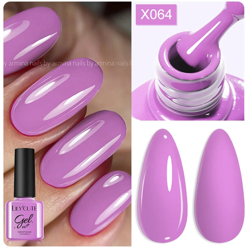 LILYCUTE 7ml Neon Reflective Nail Gel Polish Dark Flash Glitter Effect Fluorescent Gel Soak Off UV Gel Summer Nail Art Varnish