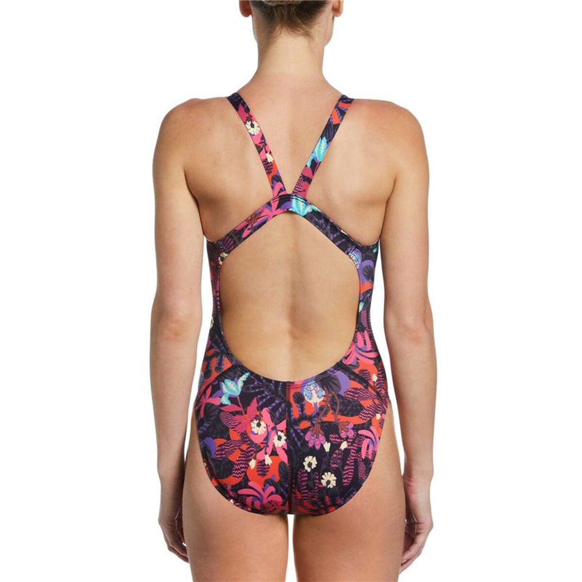Women’s Bathing Costume Nike Fastback Purple-2