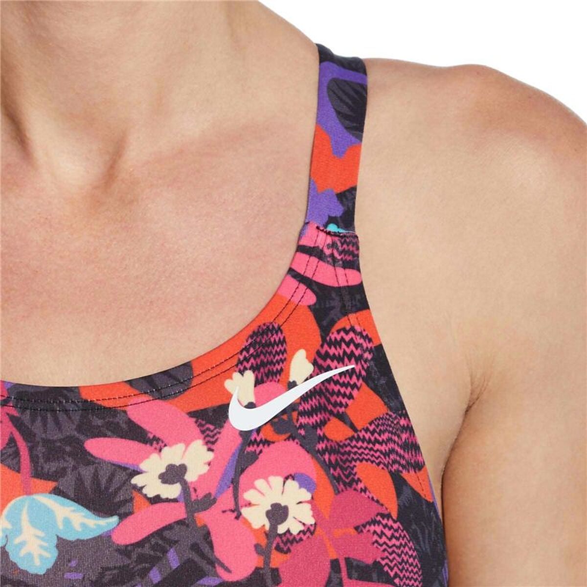 Women’s Bathing Costume Nike Fastback Purple-1