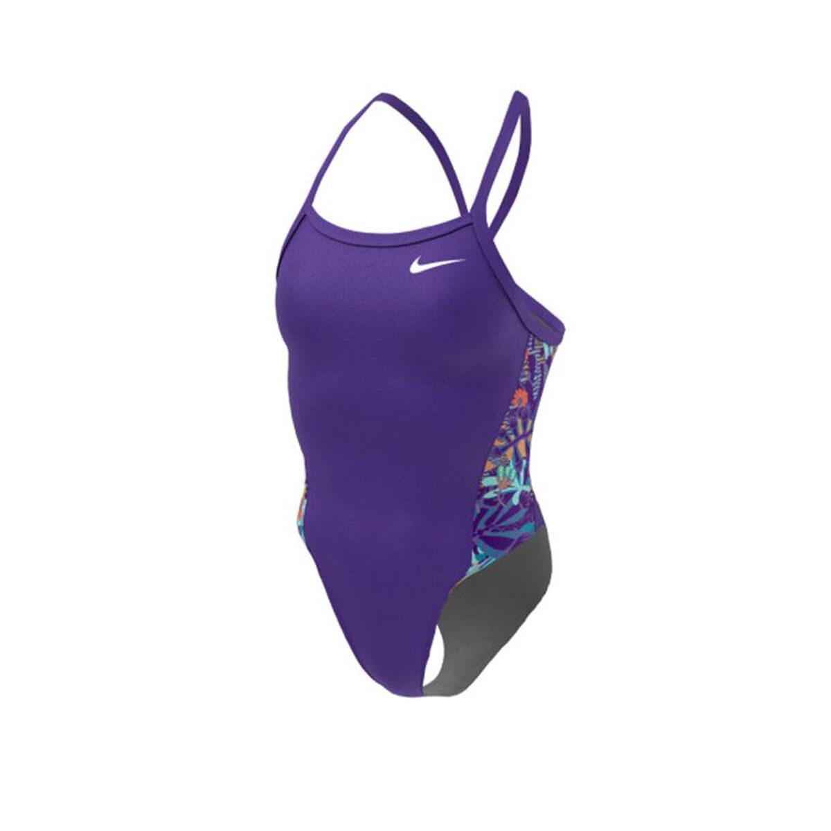 Women’s Bathing Costume Nike Hidrastrong Purple-0