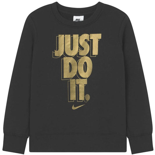 Hoodless Sweatshirt for Girls Nike Gifting Black-0