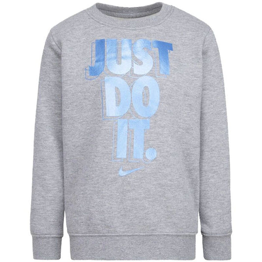 Hoodless Sweatshirt for Girls Nike Gifting Light grey-0
