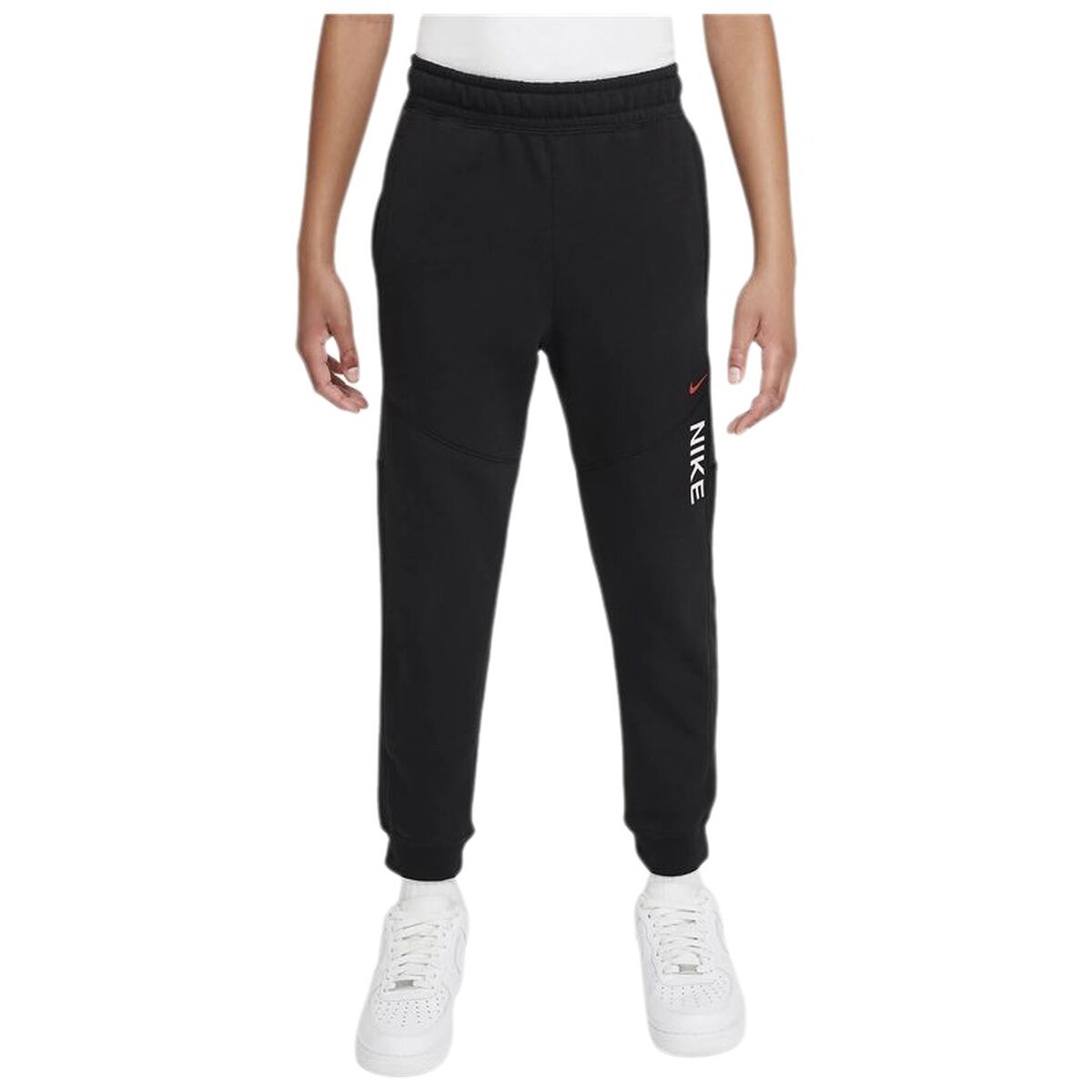 Long Sports Trousers Nike Sportswear Hybrid Black-0